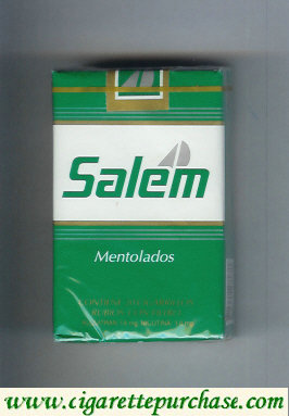 Salem Mentolados with yacht cigarettes soft box